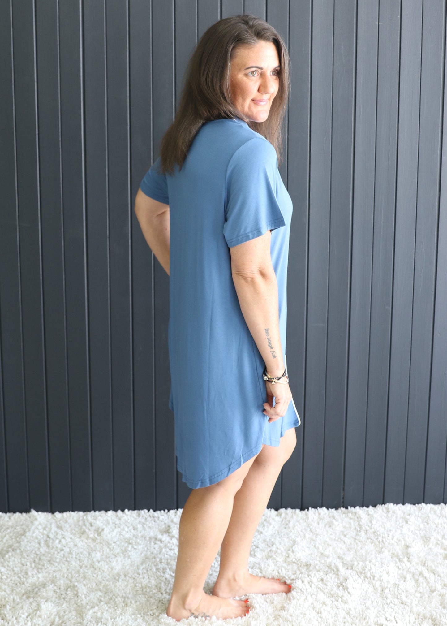 Dee : Short Sleeve Nightie