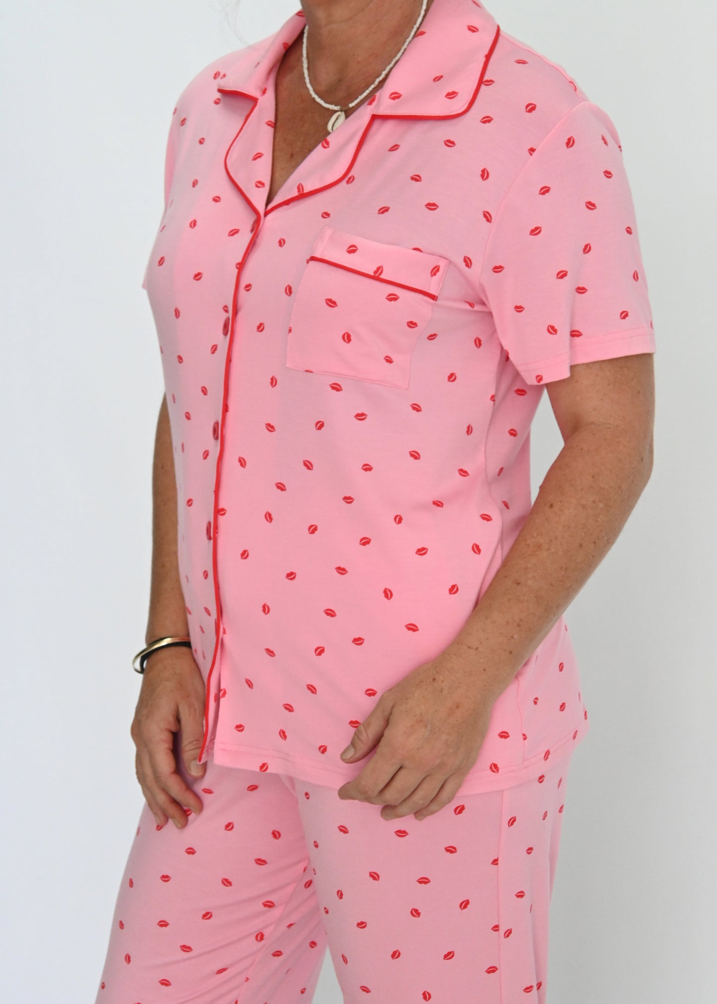 Short Sleeve with Long Pant Pyjama Set : KIKI