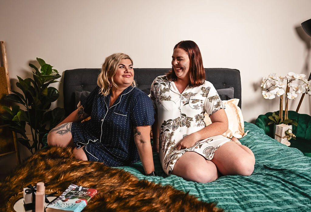 S/M/XL : FINAL SALE : Short Sleeve Nightie - Maple White