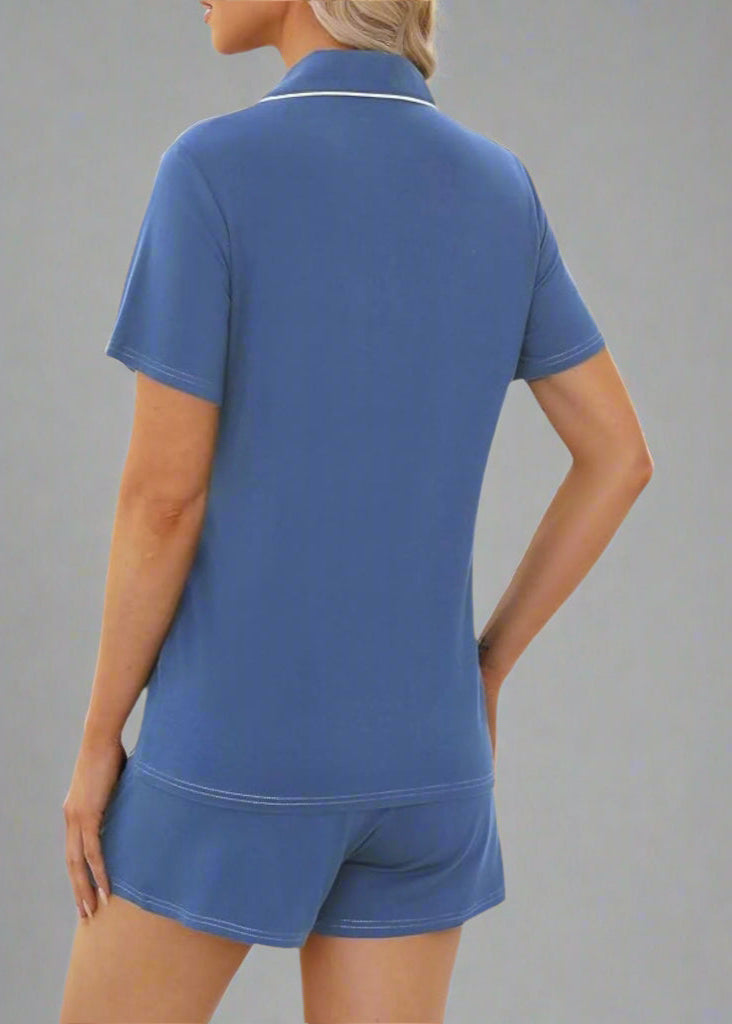PAIGE BLUE : Short Pyjama Set