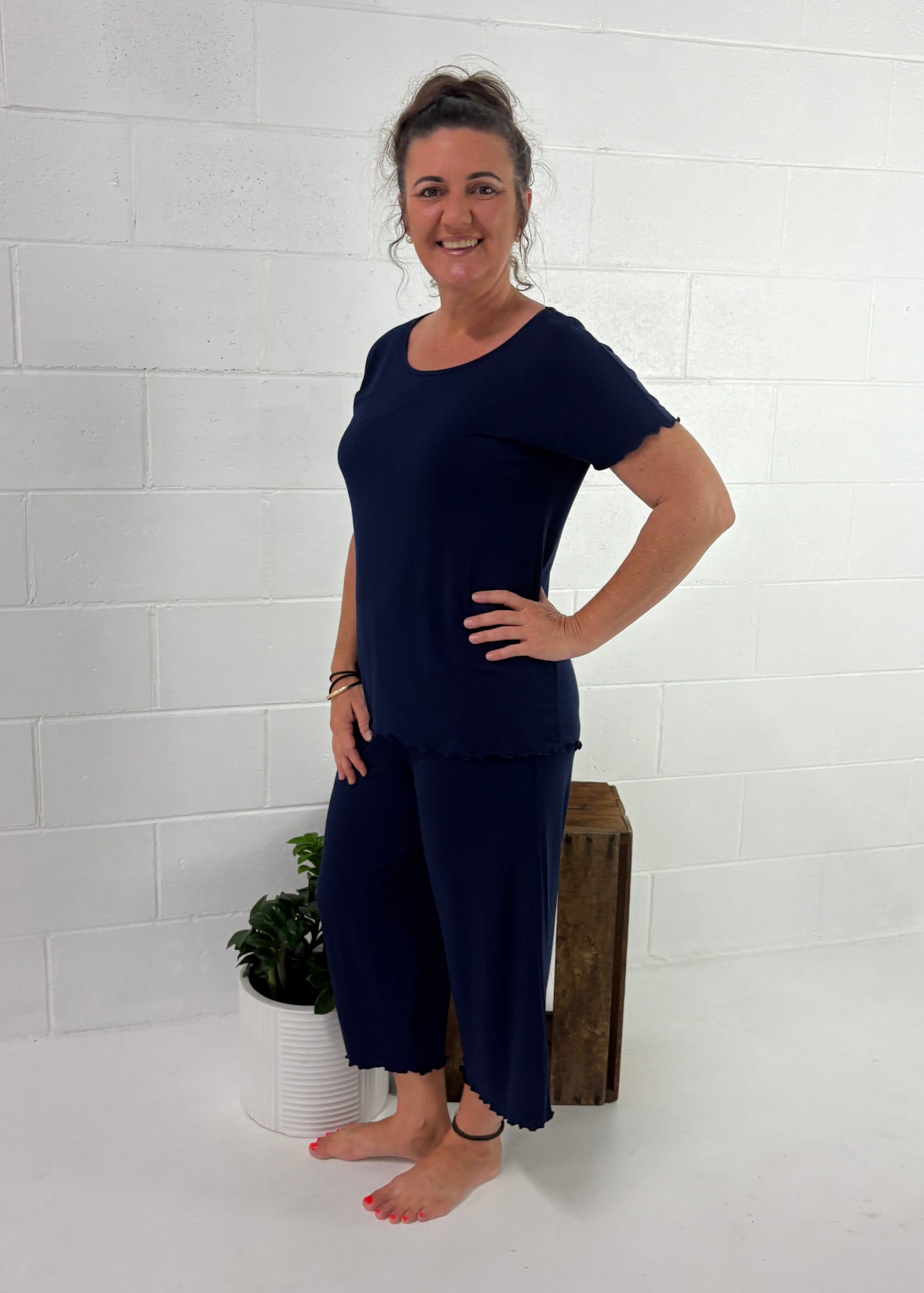 Bamboo Capri Pyjama Set
