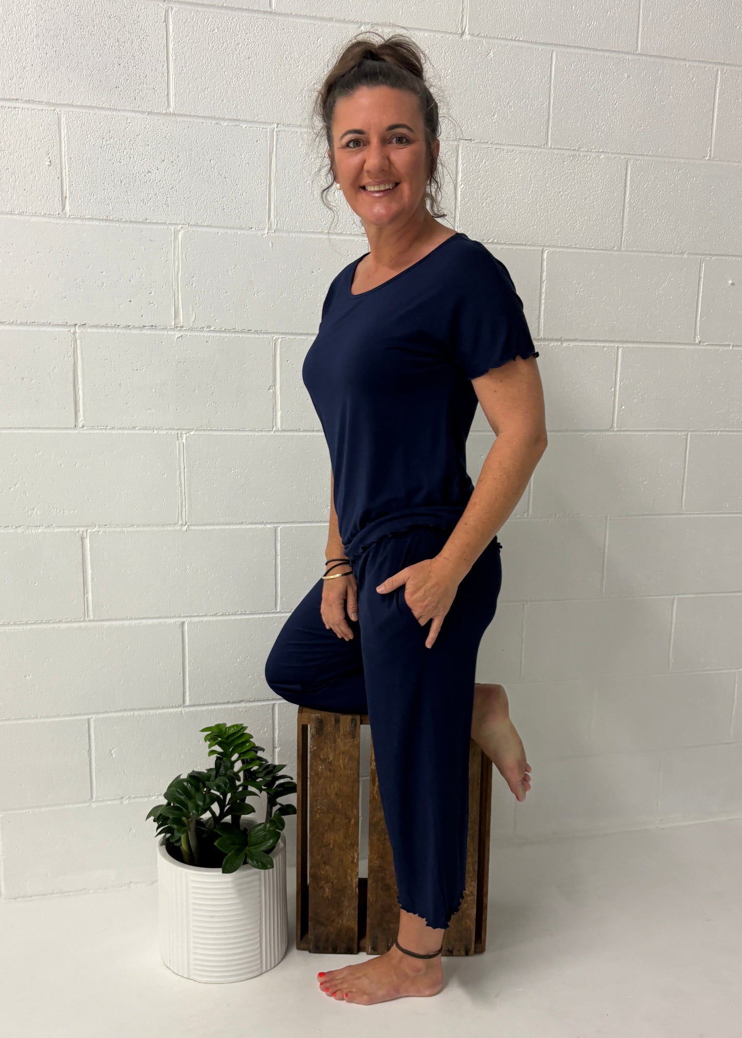 Bamboo Capri Pyjama Set