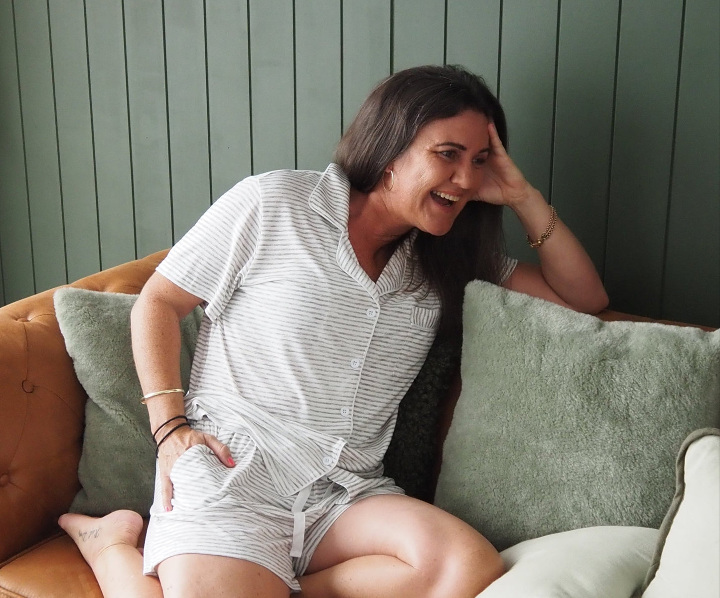 DANIELLE STRIPE : Short Pyjama Set