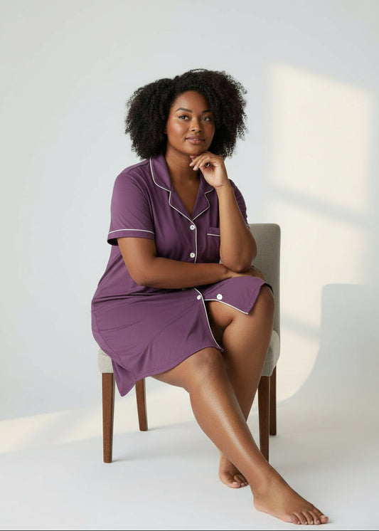 Short Sleeve Nightie - Yolanda