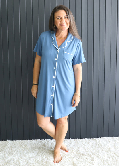 Dee : Short Sleeve Nightie