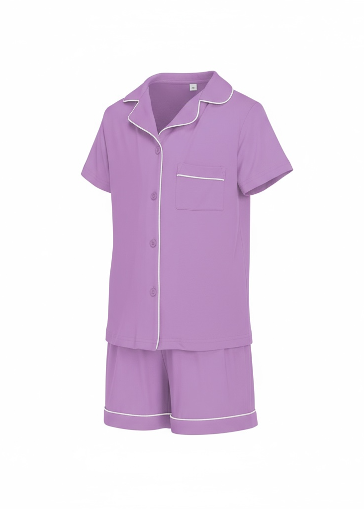 Purple Bamboo Sleeps Kids PJs – The Zarna Set