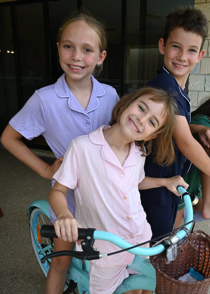 Purple Bamboo Sleeps Kids PJs – The Zarna Set