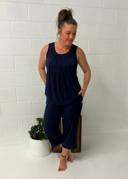 Bamboo Sleeveless Capri Pyjamas
