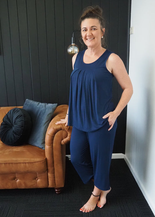 Bamboo Sleeveless Capri Pyjamas