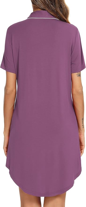 Short Sleeve Nightie - Yolanda