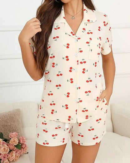 Cherry : Short Pyjama Set