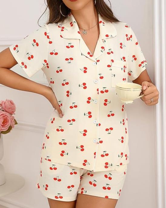 Cherry : Short Pyjama Set