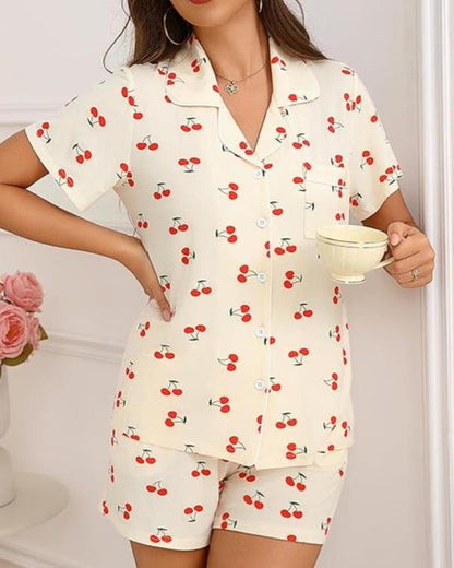 Cherry : Short Pyjama Set