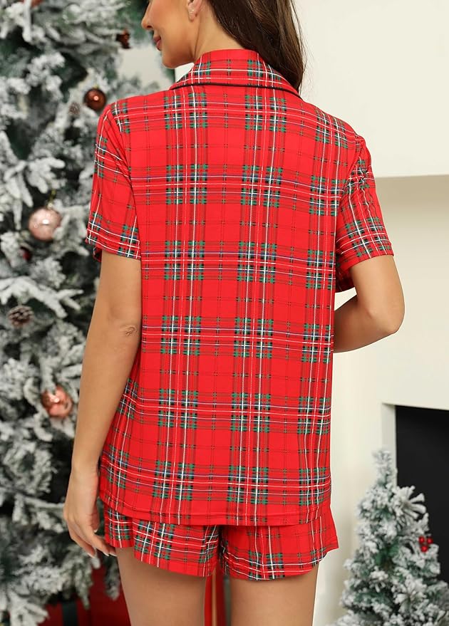 XMAS PLAID : Short Pyjama Set