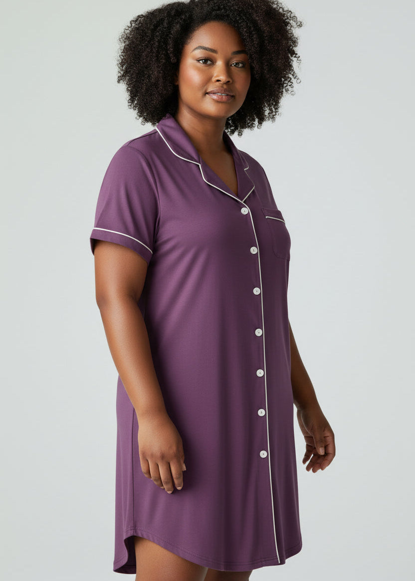 Short Sleeve Nightie - Yolanda