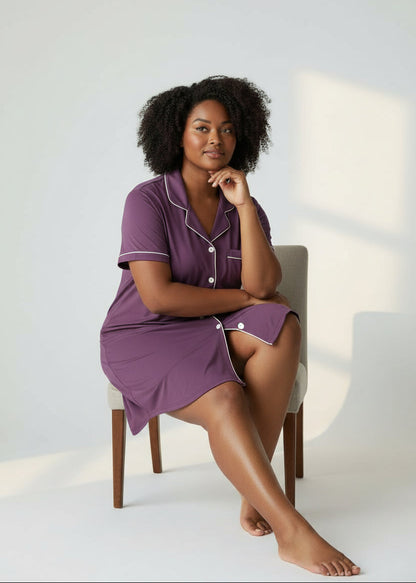 Short Sleeve Nightie - Yolanda